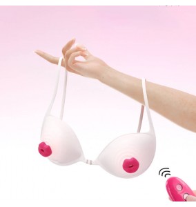 MizzZee - Nipple Clamp Breast Massage (Wireless Remote - Chargeable)